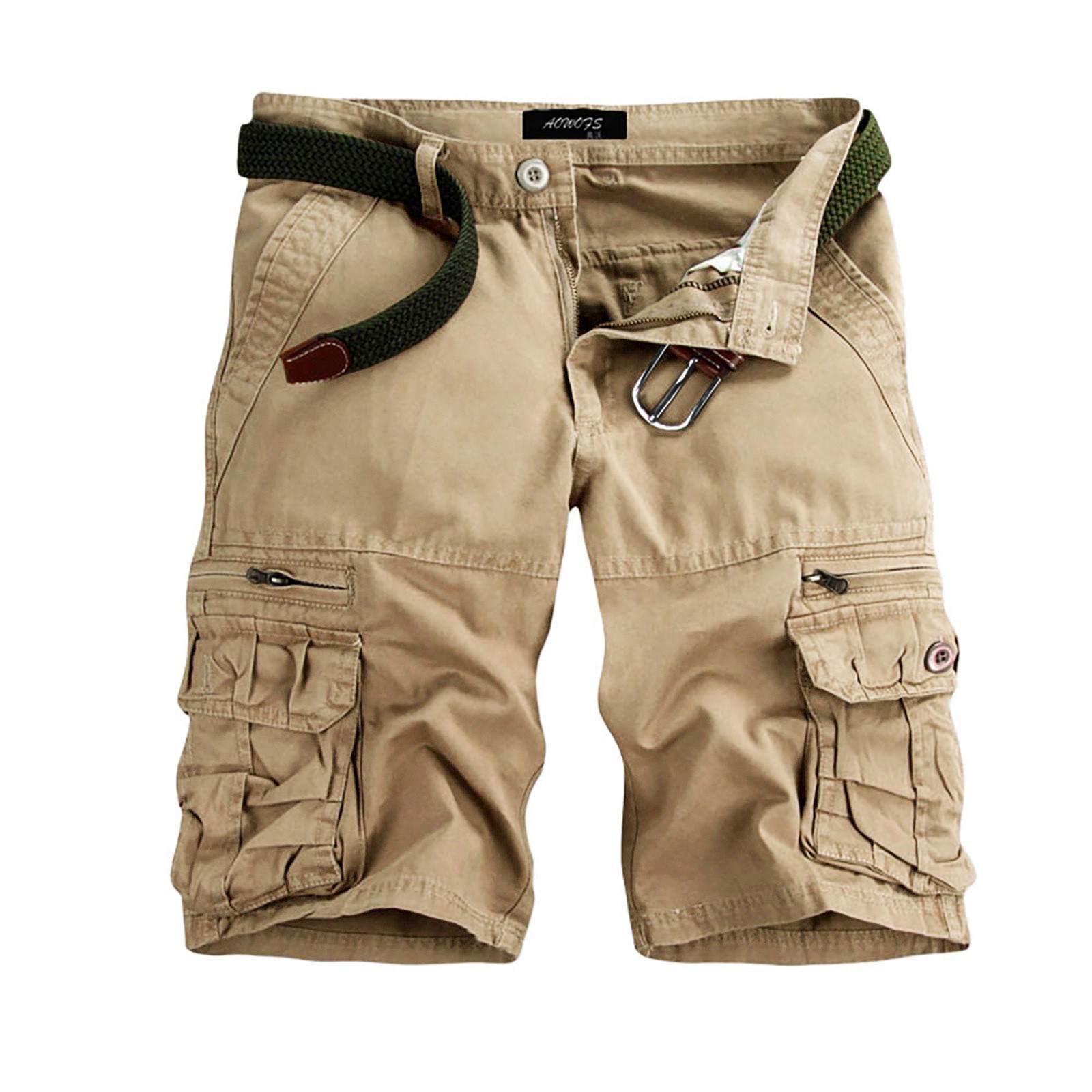 thumbnail image 4 of WILLBEST Pantalones Cortos Casuales para Hombre, Pantalones de Playa, Pantalones Casuales, Pantalones Cortos Cargo con Bolsillo de Trabajo, Pantalones de Color para Exteriores para Hombres., 4 of 9